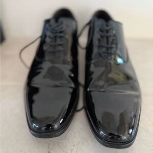 Hugo Boss Glossy Black Oxfords